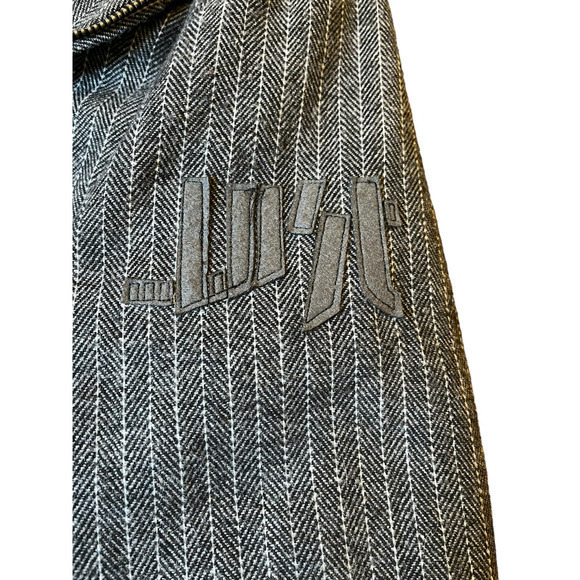 Lost Ent Monsters of Mayhem Wool Blend Fleece Skater Zip Front Jacket 90's‎ M - Picture 6 of 10